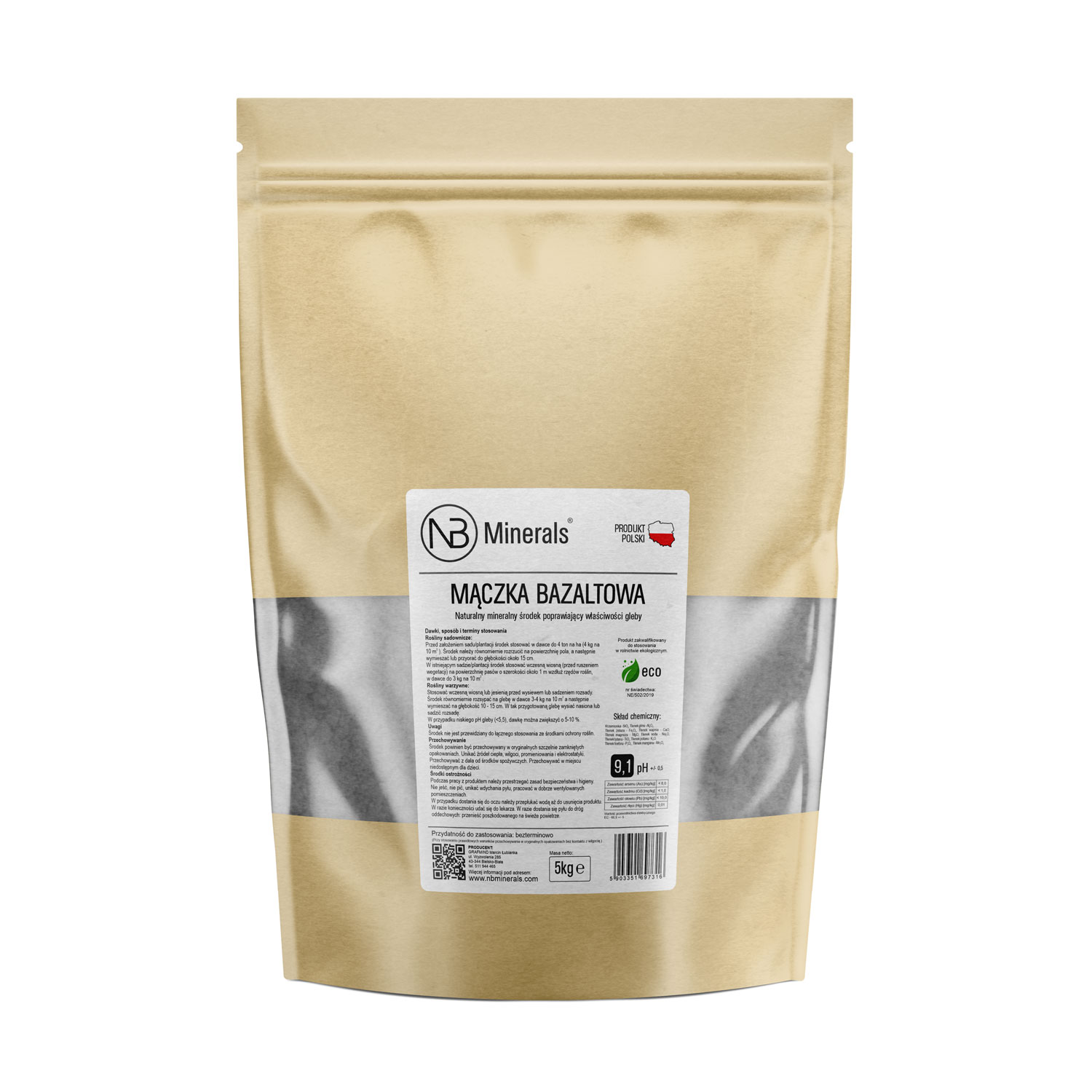 Mączka bazaltowa 5 kg